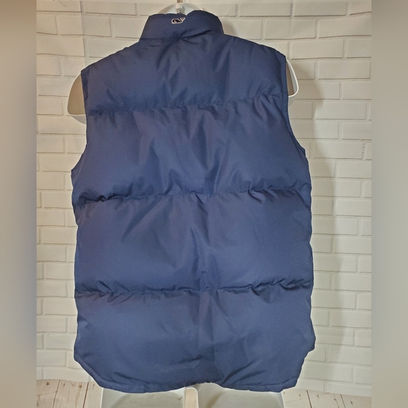 Vineyard Vines Martha's Vineyard Navy Goose Down Vest - Picture 4 of 8